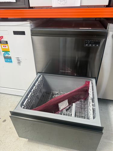 Factory second Fisher & Paykel Built-Under Double DishDrawer™ Dishwasher – Black Stainless Steel  Model: DD60D2NB9